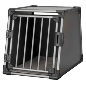 Transportní box do zavazadlového prostoru, M-L: 61 ×65 ×86 cm, hliníkový rám, pevné stěny
